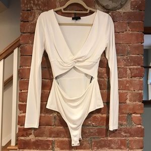 White majorelle bodysuit small